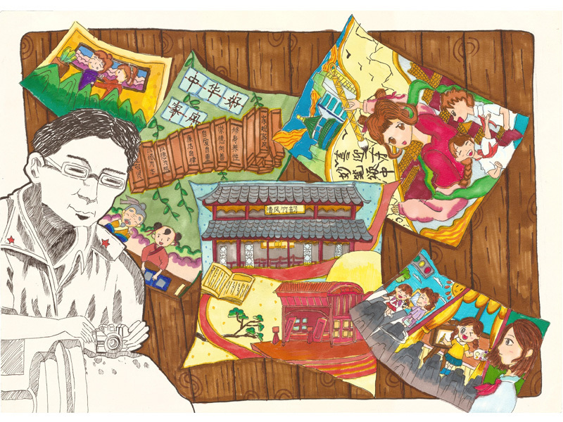 嘉兴市南湖区南湖创业www.kaiyun.com602班 张怡婷《镜头下的故事》.jpg
